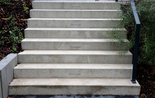 Poured Step Installation in Napa