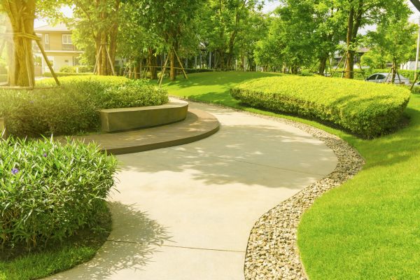 Cement Walkway Installation in Napa