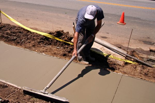Sidewalk Cementing in Napa