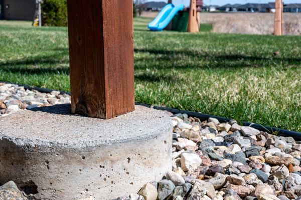 Deck Footing Installation in Napa
