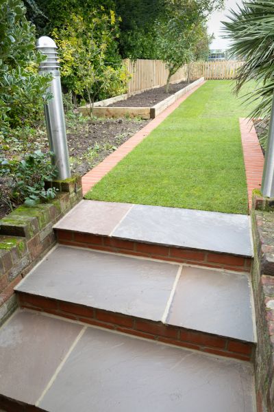 Backyard Steps Installation in Napa