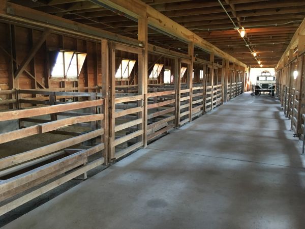 Barn Floor Pouring in Napa