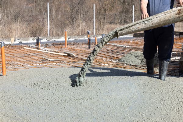 Pole Barn Slab Pouring in Napa