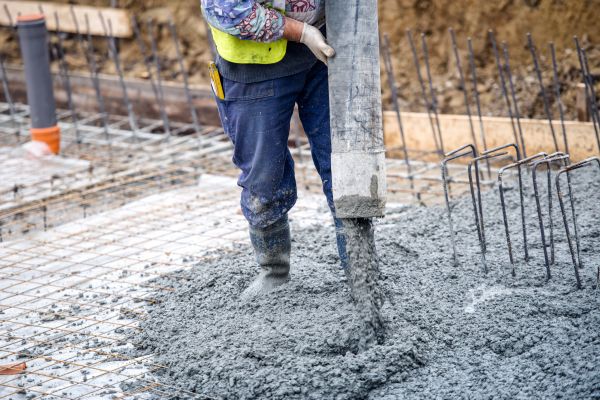 Cabin Foundation Pouring in Napa