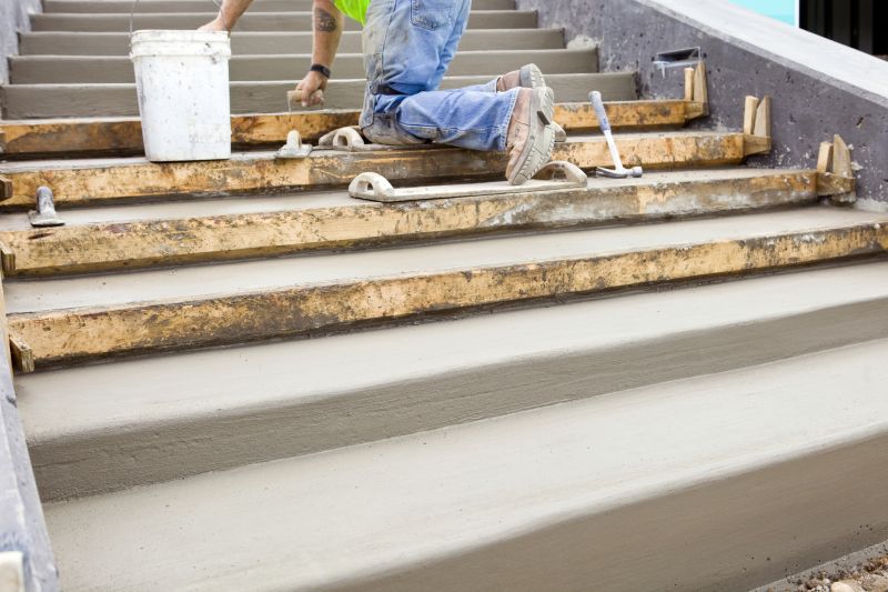 Cement Steps Construction