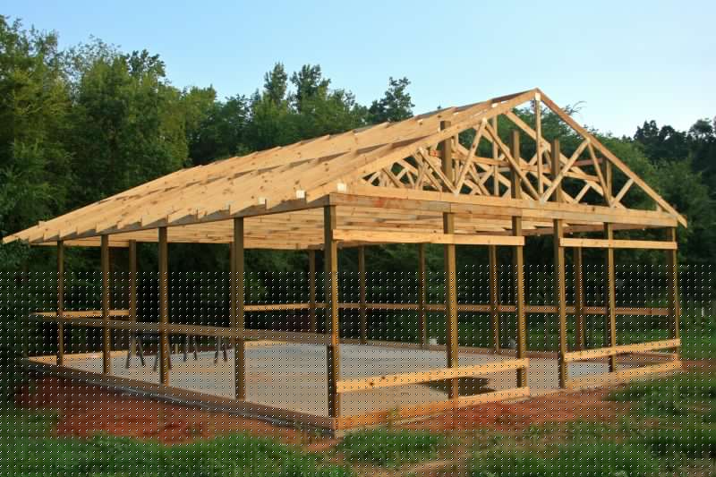 Pole Barn Foundation Pouring